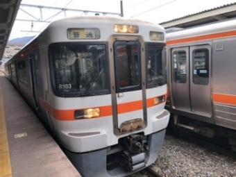 辰野駅から岡谷駅:鉄道乗車記録の写真