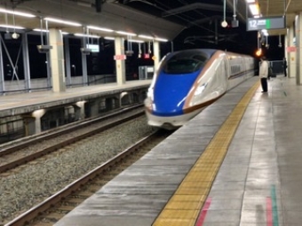 長野駅から富山駅の乗車記録(乗りつぶし)写真