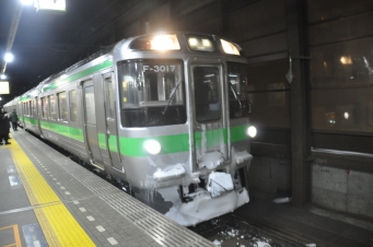 桑園駅から札幌駅の乗車記録(乗りつぶし)写真