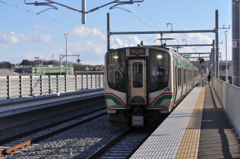 新地駅から名取駅の乗車記録(乗りつぶし)写真