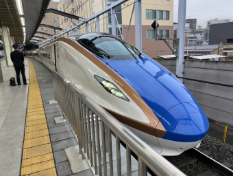富山駅から高崎駅の乗車記録(乗りつぶし)写真