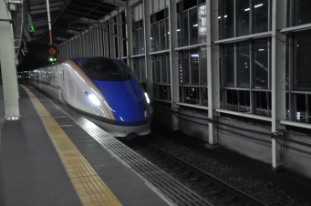 高崎駅から富山駅の乗車記録(乗りつぶし)写真