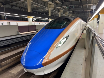 金沢駅から新高岡駅の乗車記録(乗りつぶし)写真