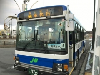 静内駅から鵡川駅の乗車記録(乗りつぶし)写真