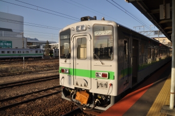 苫小牧駅から糸井駅の乗車記録(乗りつぶし)写真