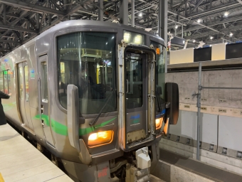 富山駅から高岡駅の乗車記録(乗りつぶし)写真