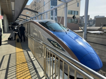 新高岡駅から大宮駅の乗車記録(乗りつぶし)写真