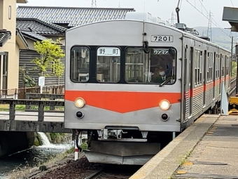 曽谷駅から四十万駅の乗車記録(乗りつぶし)写真