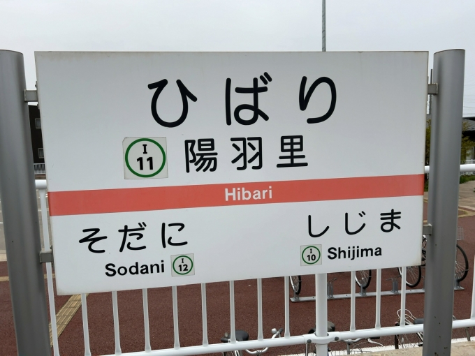 鉄道乗車記録の写真:駅名看板(2)        「　2015年に開業したまだ新しい駅なので、駅名標もきれいです。」