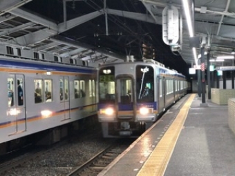 新今宮駅から難波駅の乗車記録(乗りつぶし)写真