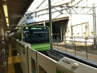 品川駅から高輪ゲートウェイ駅の乗車記録(乗りつぶし)写真
