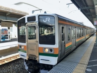 桐生駅から高崎駅の乗車記録(乗りつぶし)写真