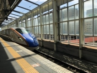高崎駅から富山駅の乗車記録(乗りつぶし)写真