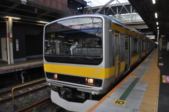 千葉駅から代々木駅の乗車記録(乗りつぶし)写真
