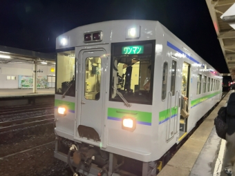 千歳駅から追分駅:鉄道乗車記録の写真