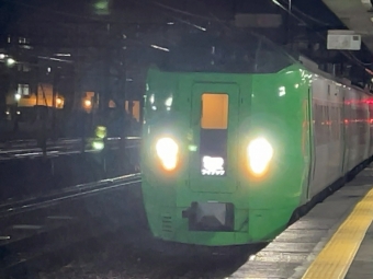 岩見沢駅から深川駅の乗車記録(乗りつぶし)写真