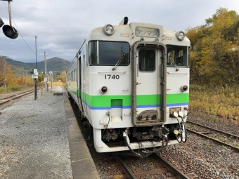 東鹿越駅から滝川駅の乗車記録(乗りつぶし)写真