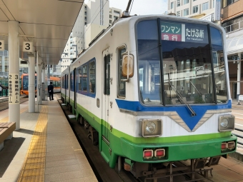 福井駅停留場からたけふ新駅の乗車記録(乗りつぶし)写真