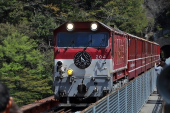 奥大井湖上駅からひらんだ駅:鉄道乗車記録の写真