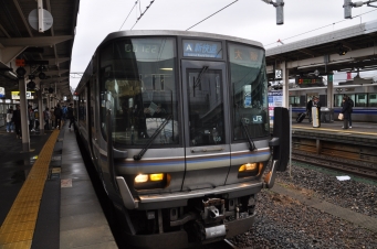 敦賀駅から大阪駅の乗車記録(乗りつぶし)写真