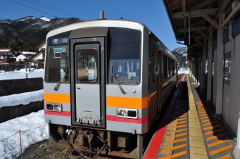 智頭駅から津山駅:鉄道乗車記録の写真