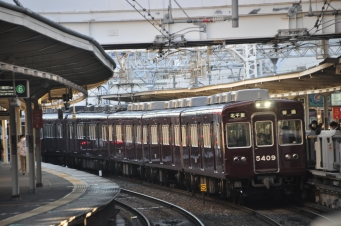 十三駅から北千里駅の乗車記録(乗りつぶし)写真