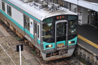 西脇市駅から粟生駅の乗車記録(乗りつぶし)写真