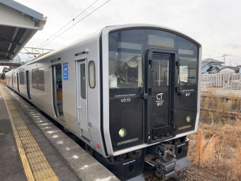 宮崎駅から延岡駅の乗車記録(乗りつぶし)写真