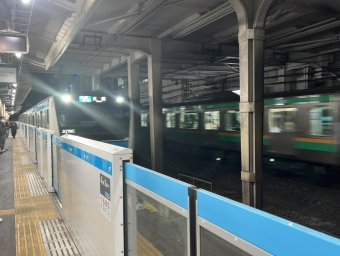鶴見駅から蒲田駅の乗車記録(乗りつぶし)写真