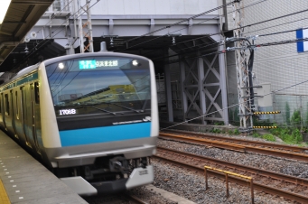 鶴見駅から浜松町駅の乗車記録(乗りつぶし)写真