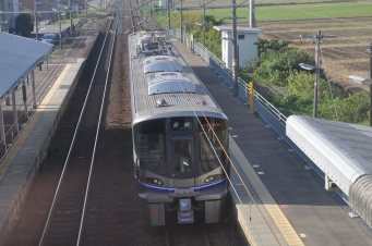 森田駅から春江駅の乗車記録(乗りつぶし)写真