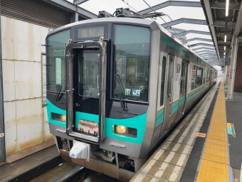 東舞鶴駅から綾部駅の乗車記録(乗りつぶし)写真