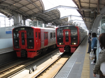 行橋駅から小倉駅の乗車記録(乗りつぶし)写真