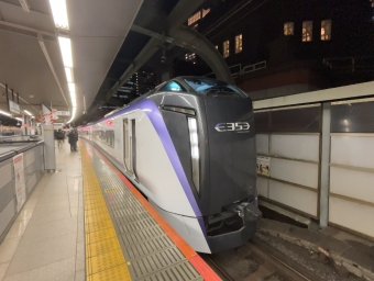 東京駅から甲府駅の乗車記録(乗りつぶし)写真