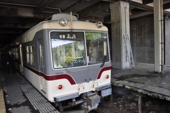 立山駅から越中荏原駅の乗車記録(乗りつぶし)写真