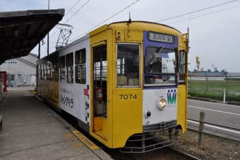 越ノ潟駅から新能町停留場:鉄道乗車記録の写真