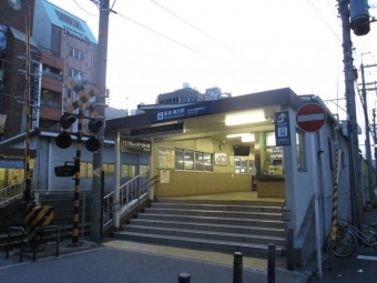 南方駅から十三駅:鉄道乗車記録の写真