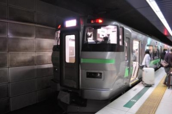 新千歳空港駅から小樽駅:鉄道乗車記録の写真