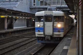 高岡駅から金沢駅の乗車記録(乗りつぶし)写真
