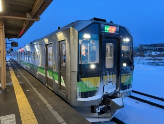 長万部駅からニセコ駅:鉄道乗車記録の写真