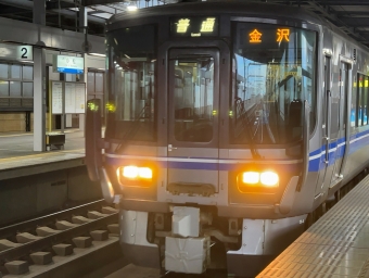 小松駅から金沢駅:鉄道乗車記録の写真