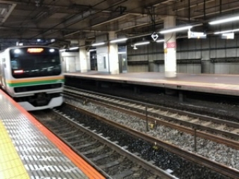 藤沢駅から新橋駅の乗車記録(乗りつぶし)写真