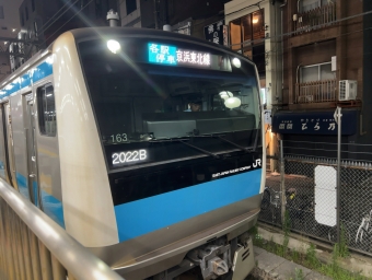 蒲田駅から品川駅の乗車記録(乗りつぶし)写真