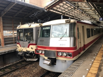 電鉄富山駅から越中舟橋駅の乗車記録(乗りつぶし)写真