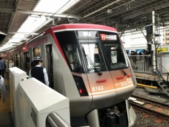 大岡山駅から中央林間駅の乗車記録(乗りつぶし)写真