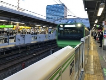 池袋駅から浜松町駅の乗車記録(乗りつぶし)写真
