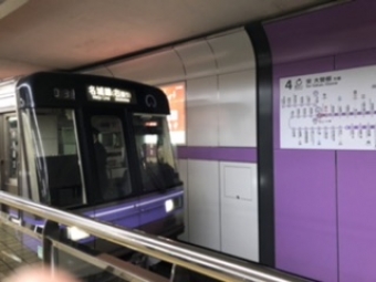 金山駅から久屋大通駅の乗車記録(乗りつぶし)写真