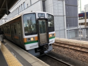 大曽根駅から勝川駅の乗車記録(乗りつぶし)写真