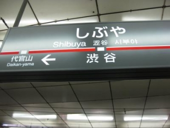 渋谷駅から自由が丘駅:鉄道乗車記録の写真