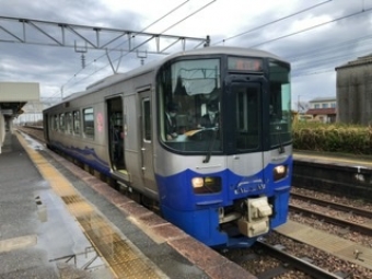 泊駅から梶屋敷駅の乗車記録(乗りつぶし)写真